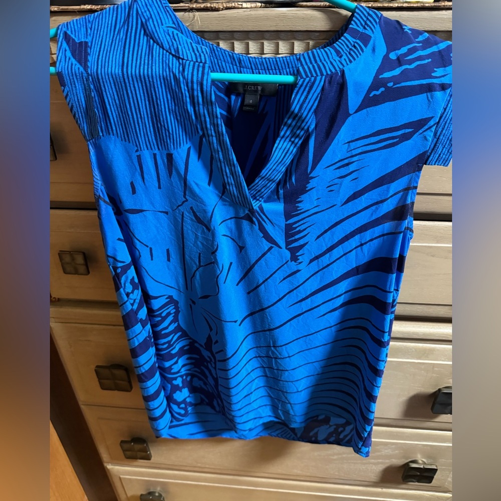 Fun print tank blouse